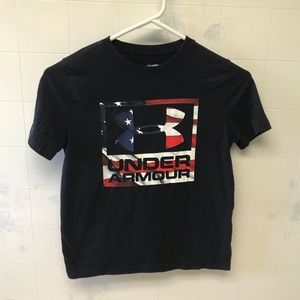 Boys Patriotic Under Armour shirt